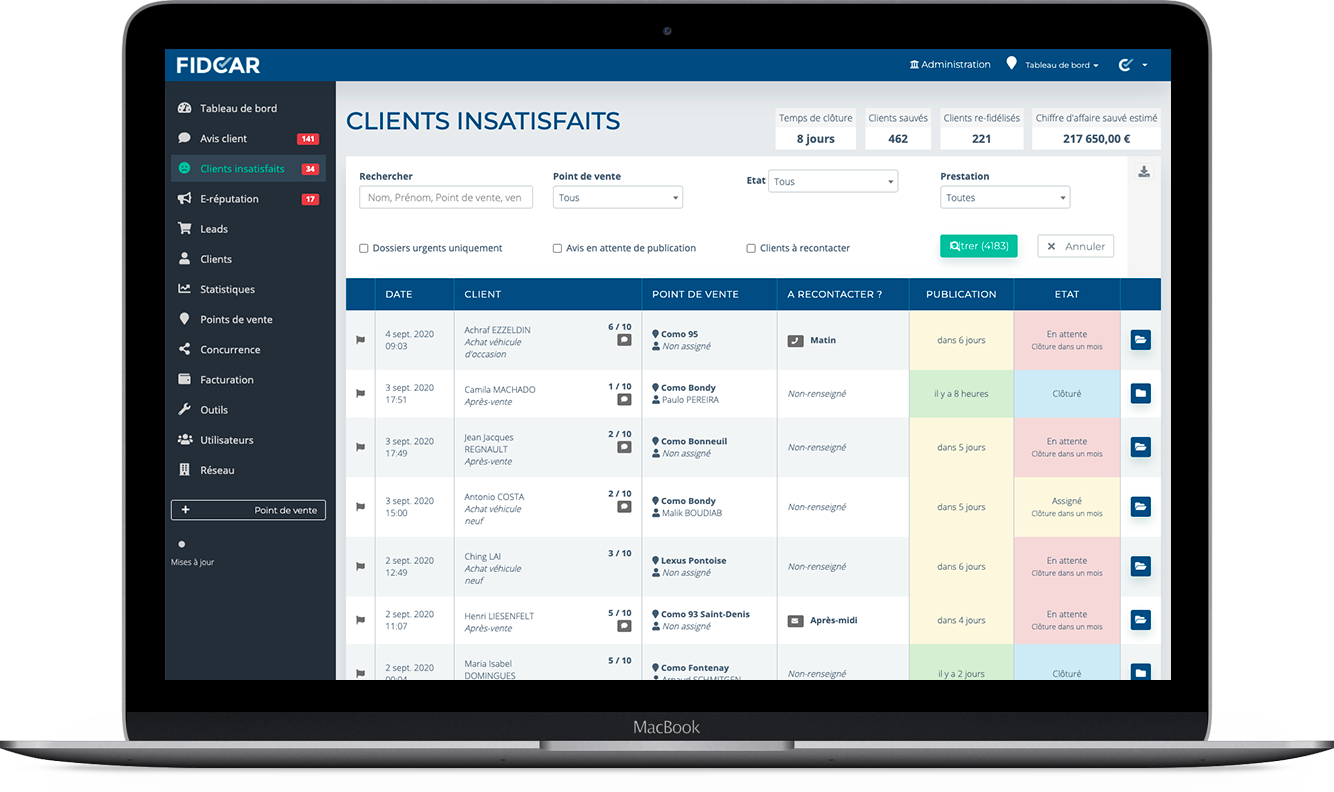 Clarvia Certified - Refidélisation de vos clients insatisfaits